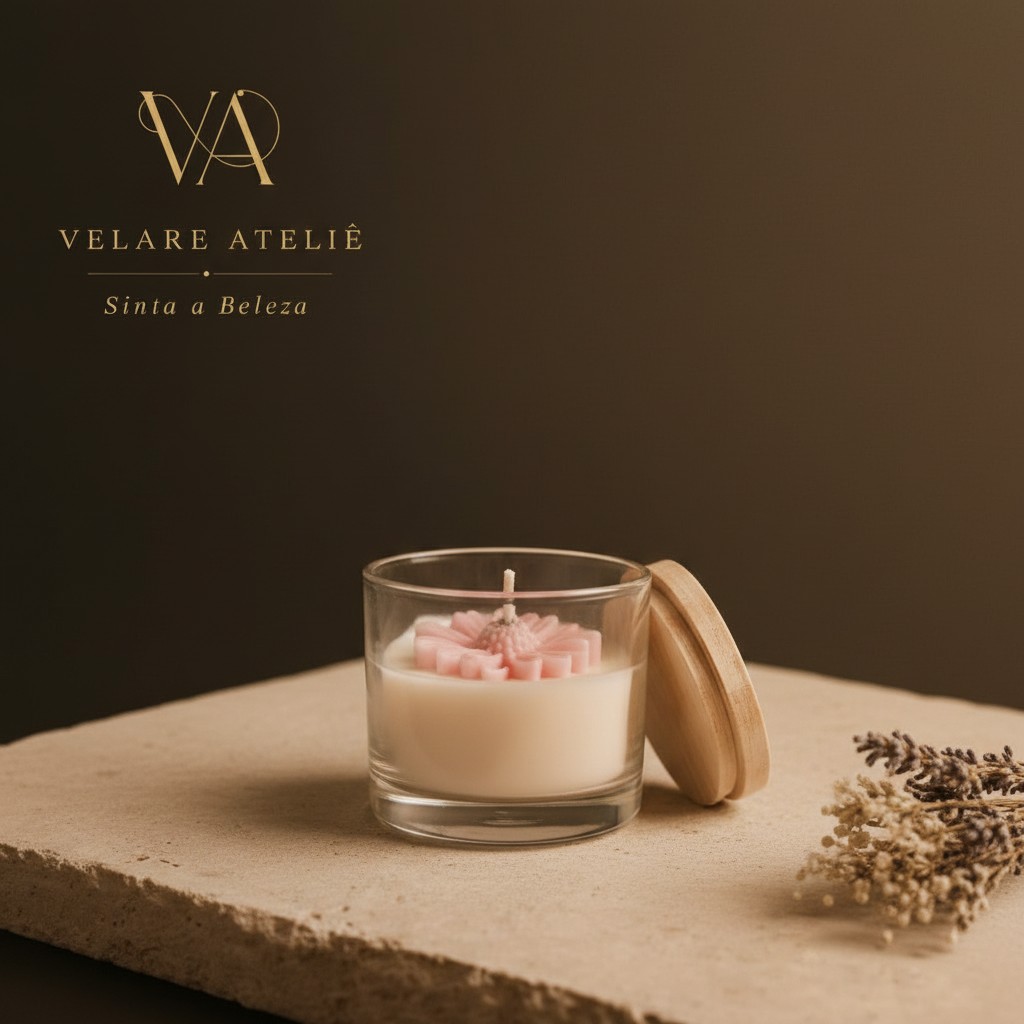 Velas aromáticas, hidratantes e calmantes