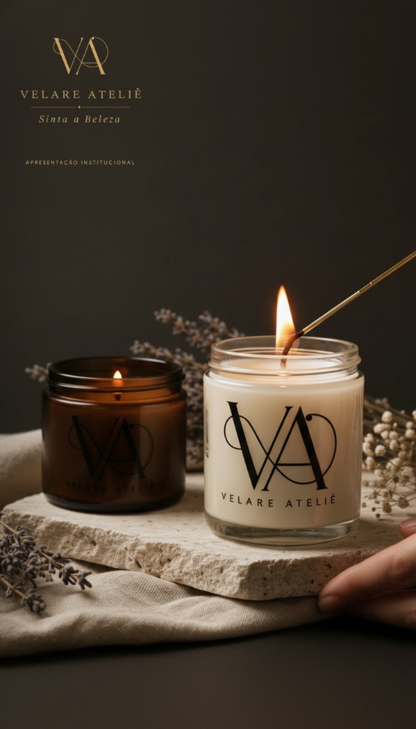 Vela Aurum — vidro âmbar